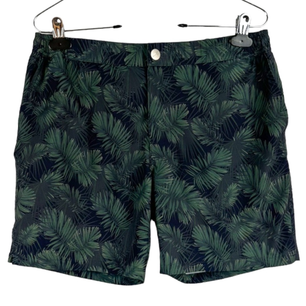 Mosmann Australia Men's Swim Shorts Palm Tropical Jungle Leaves Size Large